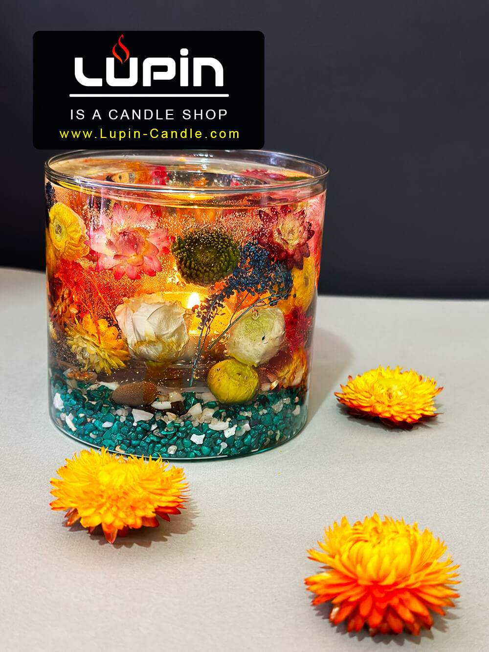 فروش شمع جاودان گل ارزان